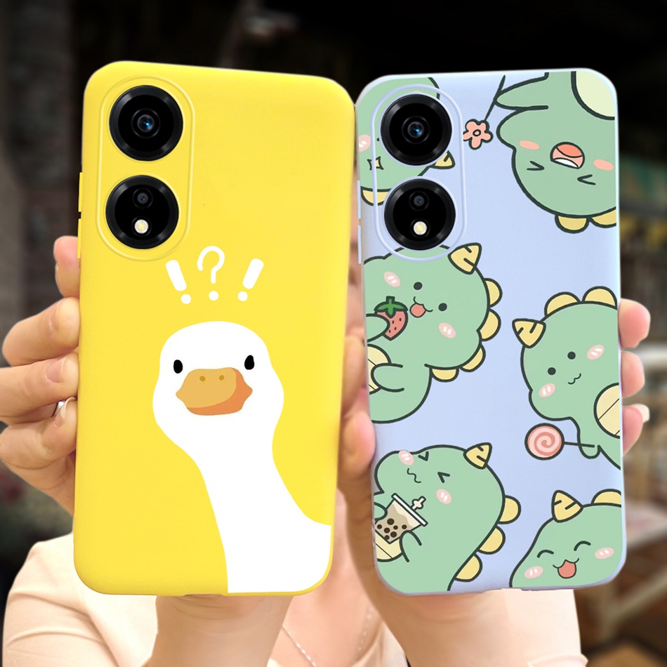 For Honor X5 Plus Case Cute Cartoon Candy Color Soft Silicone TPU Slim Phone Back Cover Honor X5Plus WOD-LX1 WOD-LX2 WOD-LX3