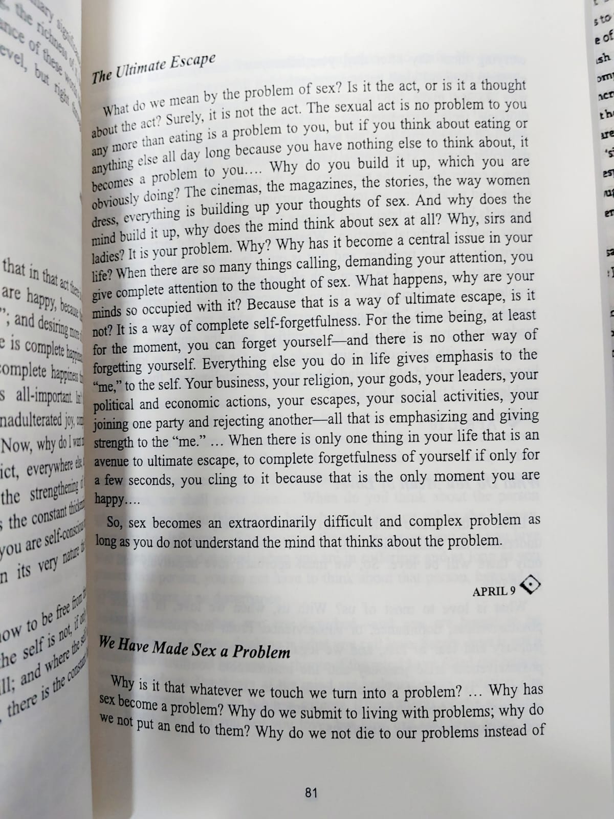 The book of life Book by Jiddu Krishnamurti - Premium - Paperback. 