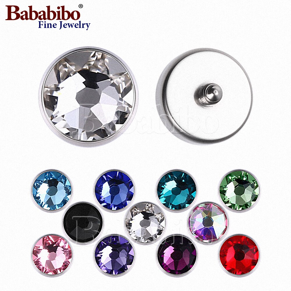Microdermal Medusa Titanium Dermal Crystal Top Piercing Surface 1.6mm 14G 3 4 5 7mm Choose Jewel Color 1Pc. 