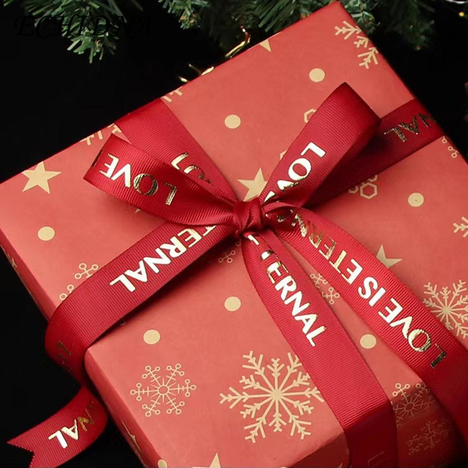 Christmas Wrapping Paper 2pcs Xmas Wrapping Paper Large Size Thick Durable Festive Elements Collection to Create Christmas Tree Wrapping Paper. 