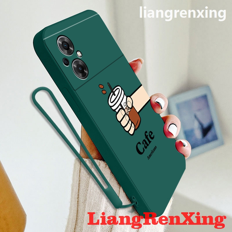 Casing Xiaomi Poco M5 4G Poco M5S phone case softcase liquid silicone protector smooth shockproof bumper cover new design coffee aesthetic ytsnkf02. 