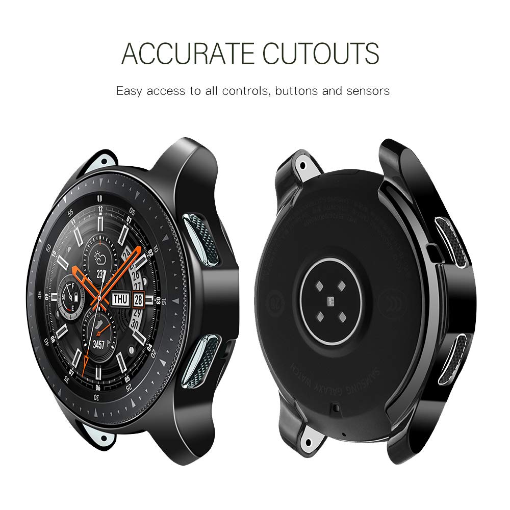 Case for samsung Galaxy watch 46mm/42mm strap TPU Plated Screen protector  cover bumper S 3 42/46 mm Gear S3 Frontier band: Buy Online at Best Prices  in Bangladesh | Daraz.com.bd