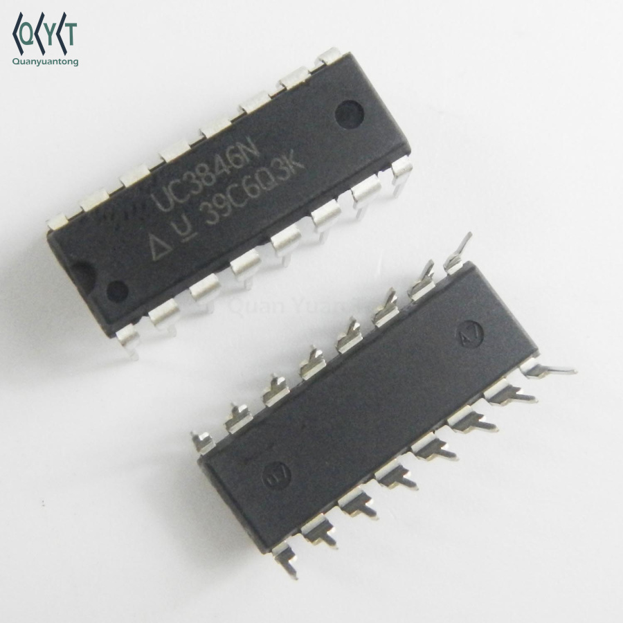 UC3846P UC3846 UC 3846 Current Mode PWM Controller Integrated Circuit DIP-16 16 Pin Dual In Line Package Chip Electrical Circuitry & Parts. 