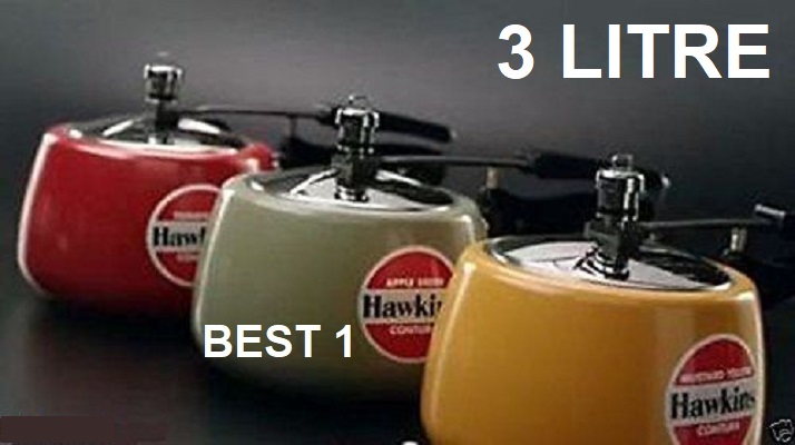 Hawkins Contura Color Pressure Cooker 3-5 Liter (Tomato Red