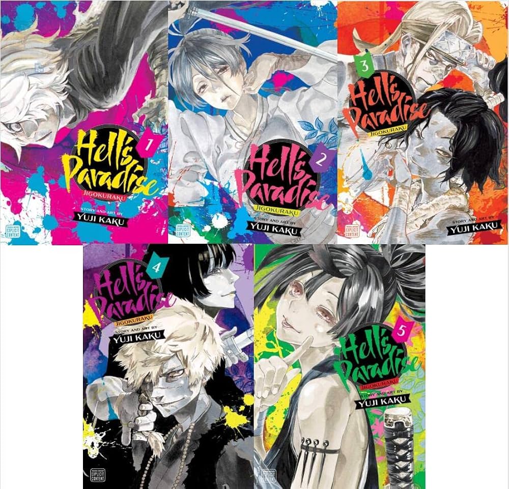 Hell's Paradise Jigokuraku Vol. 1-13 Collection Bundle (13 Book Set) HIGH-QUALITY manga. 