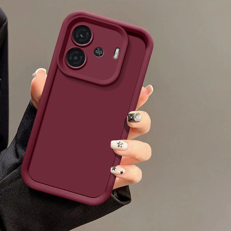 For vivo iQOO Z9 Turbo Case Vivo V2352A Phone Case Full Package Matte Anti Drop Soft Protective Cover. 