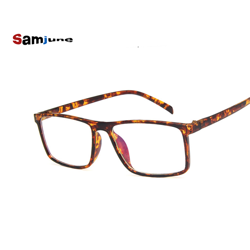Samjune 2020 Tony Stark Robert Downey Glasses Men Clear Lens Glasses Eyeglasses Frames Plain Glass Spectacles Frame For Women. 