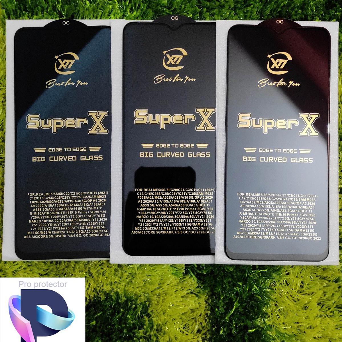 Super X Glass Protector for Vivo Y20, Y20A, Y21, Y33S, Y53S, Y31 , Y51 2020, Y12S, Y72 5G, Y75 5G, Y76 5G, Y51A , Y15S, Y31S, Y33T, Y21T, Y21E, Y20G , Y20I ,Y20T