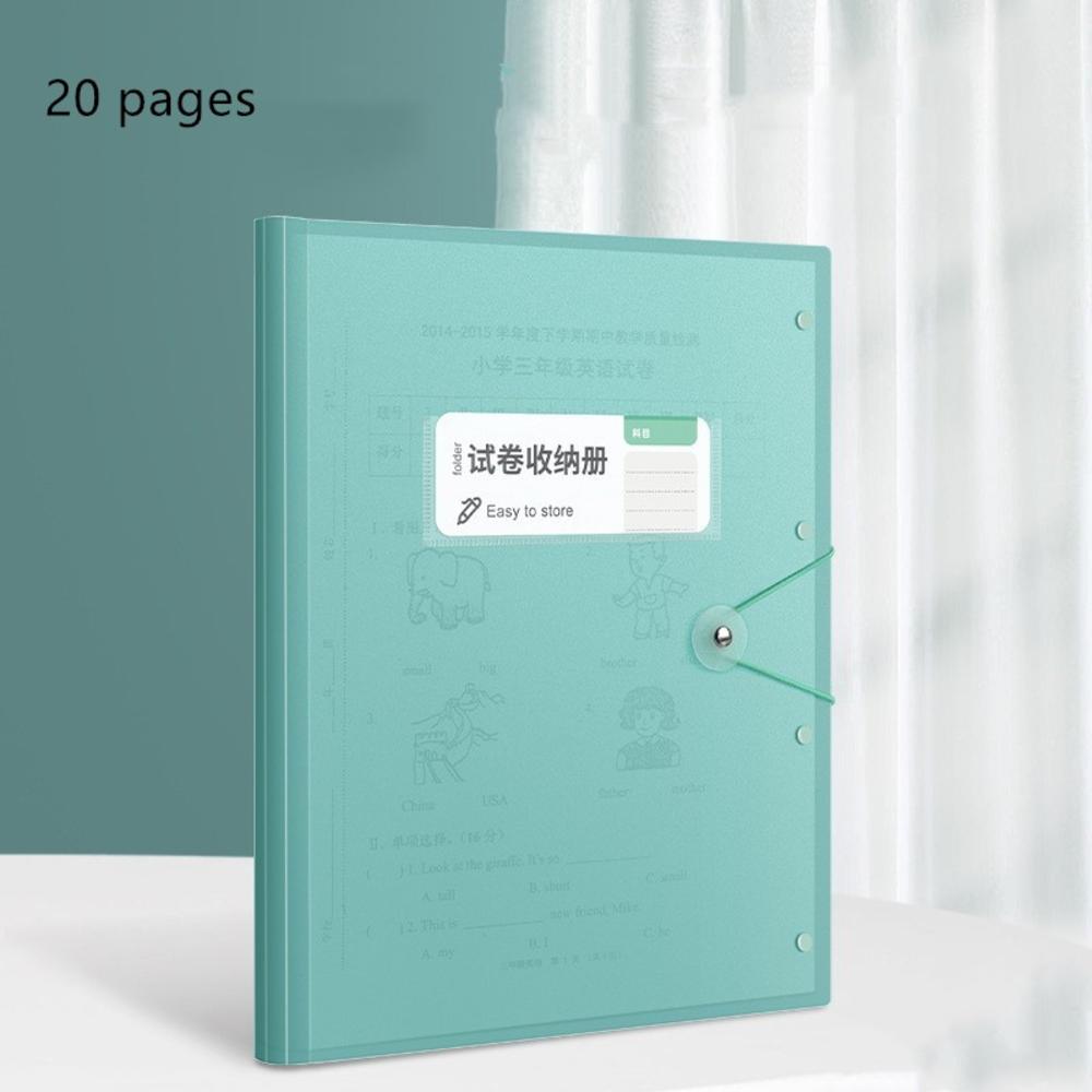 （New）60 Page Data Book Information Booklet tationery Large Capacity File Folder A3 File Bag Large Folder Data Book. 