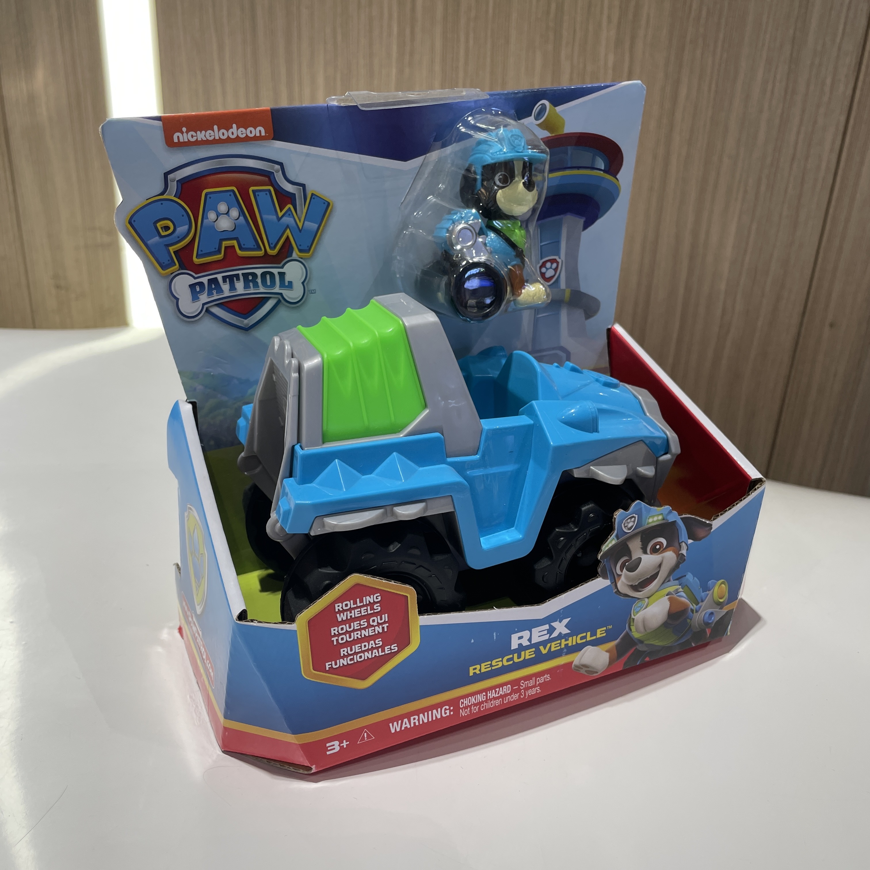 Happy Genuine Paw patrol Dino Rescue Rex Ryder Everest Rescue Vehicle with Collectible Action Figure Patrulla Canina Children TOY Gift. 