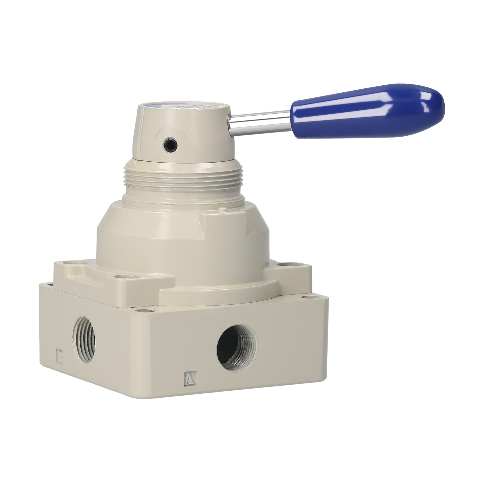 Rotary Lever Hand Valve 3/8'' PT Air Flow Control 2 Position 4 Way Air Flow Control Pneumatic Air Hand Lever Valve 4HV310-10. 
