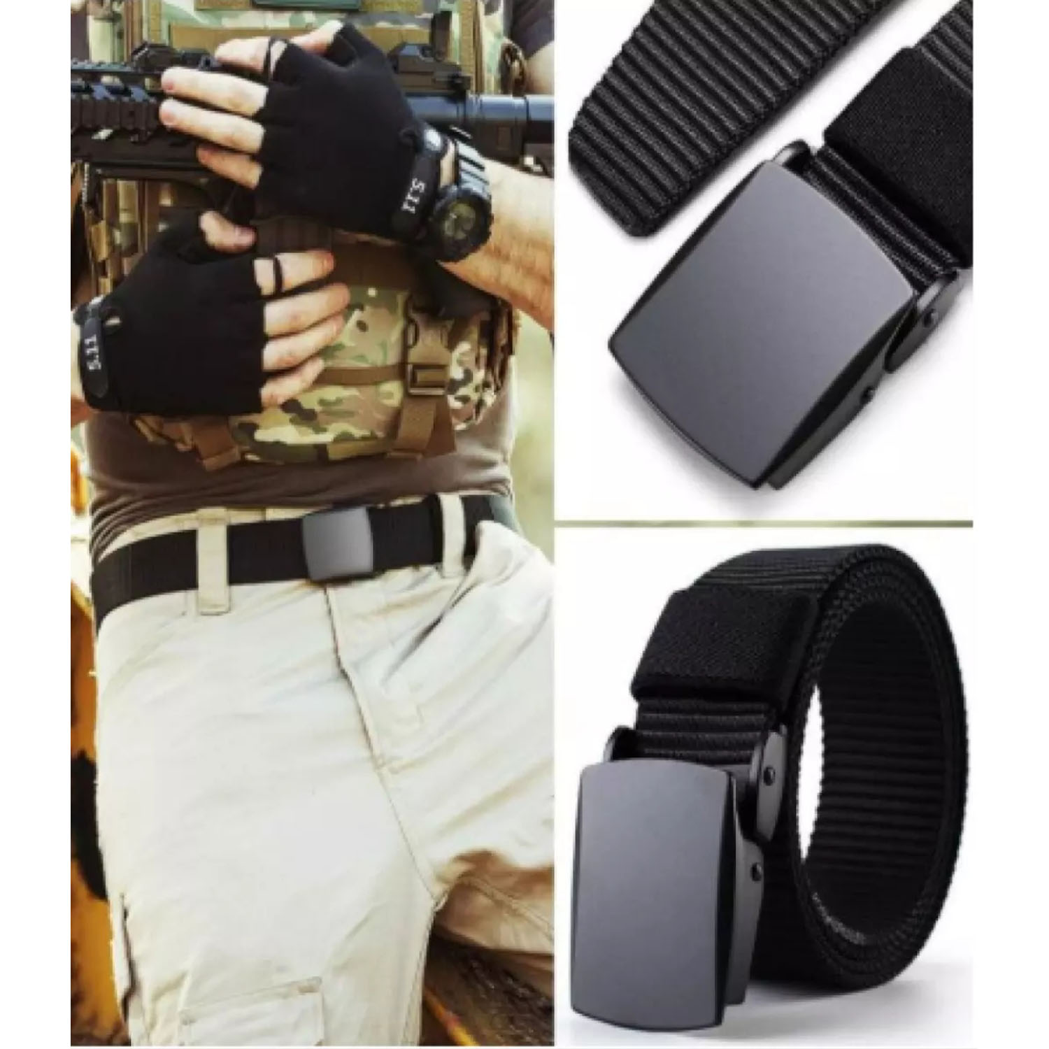 Canvas Hot Tactical Casual Belts Men's Fashion Wild Korean Thicken Long Cloth Belts Male Knitted Waistband Ceintures Polyester