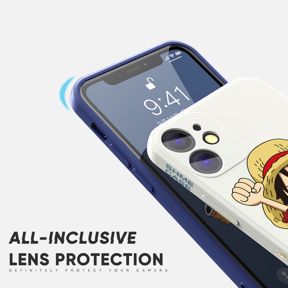 AMORVOR for Samsung Galaxy M31 Back Cover Anime One-Piece Luffy Side design Soft Case Liquid Silicone Phone Cases. 