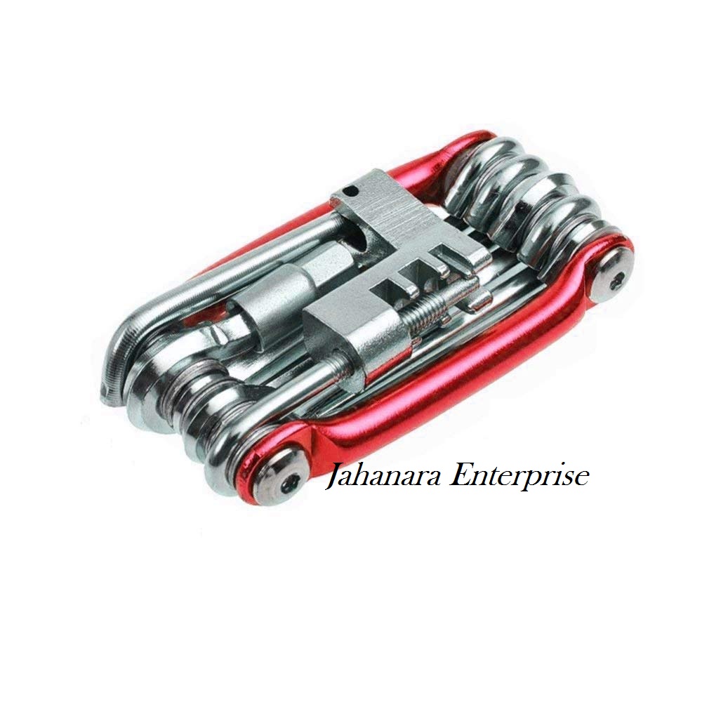 16 Function Cycle Tool Kit Multi Purpose Mountain Bike Bicycle Repair Tool Kit Allen Key Wrench. 