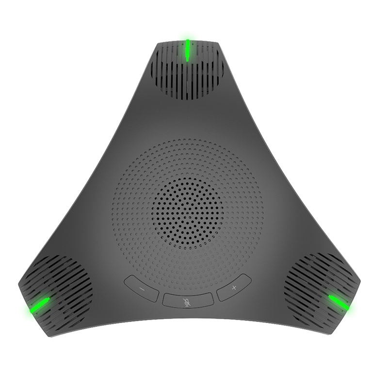 G95 Mini USB Desktop Computer Conference Omnidirectional Microphone Mic Speaker Speakerphone for Business Video Meet. 