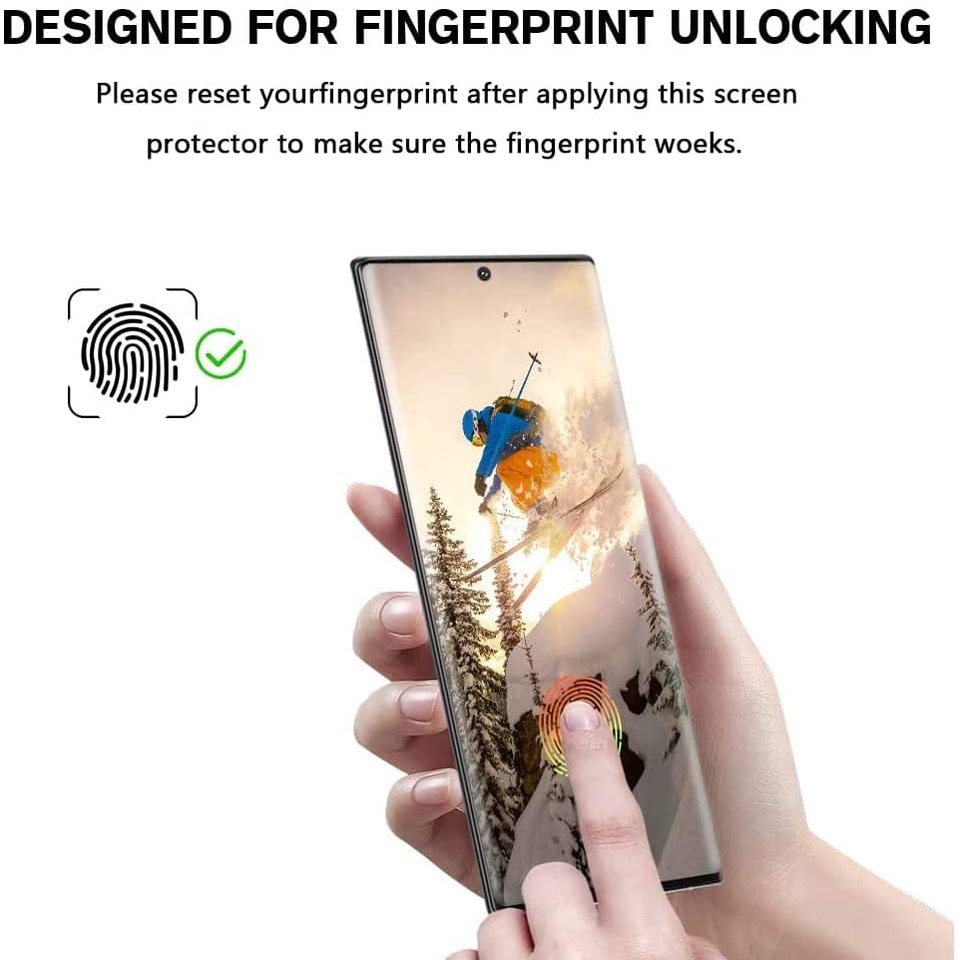 【Naughty Lui】 2023 2PCS Support Ultrasonic Fingerprint Unlock Tempered Glass For Samsung Galaxy S23 Ultra S22 Ultra S23 Plus S22+ Screen Protector. 