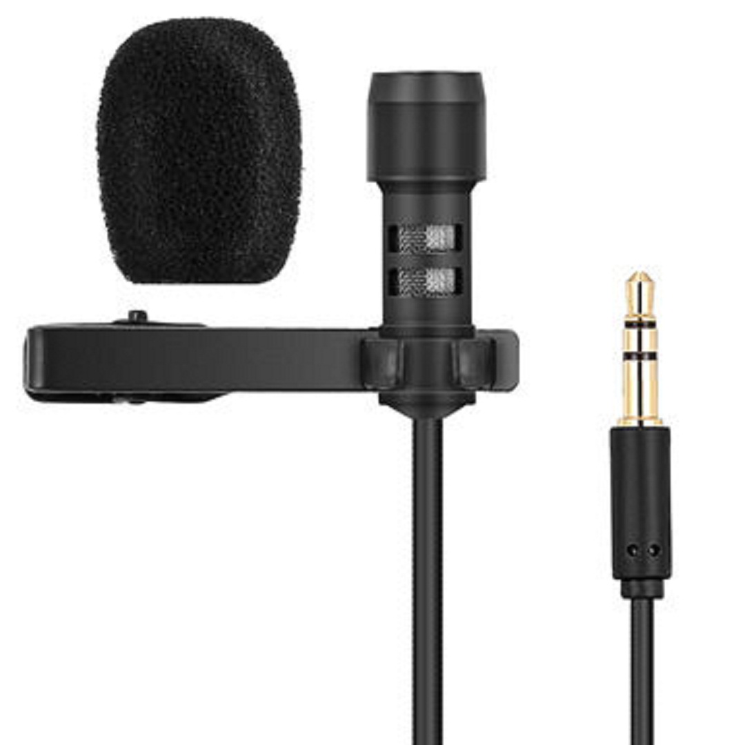 Bestkroy-Ultimate Lavalier Microphone for Bloggers and Vloggers Lapel Mic Clip-on Omnidirectional Condenser for iPhone Ipad Samsung Android Windows Smartphones. 
