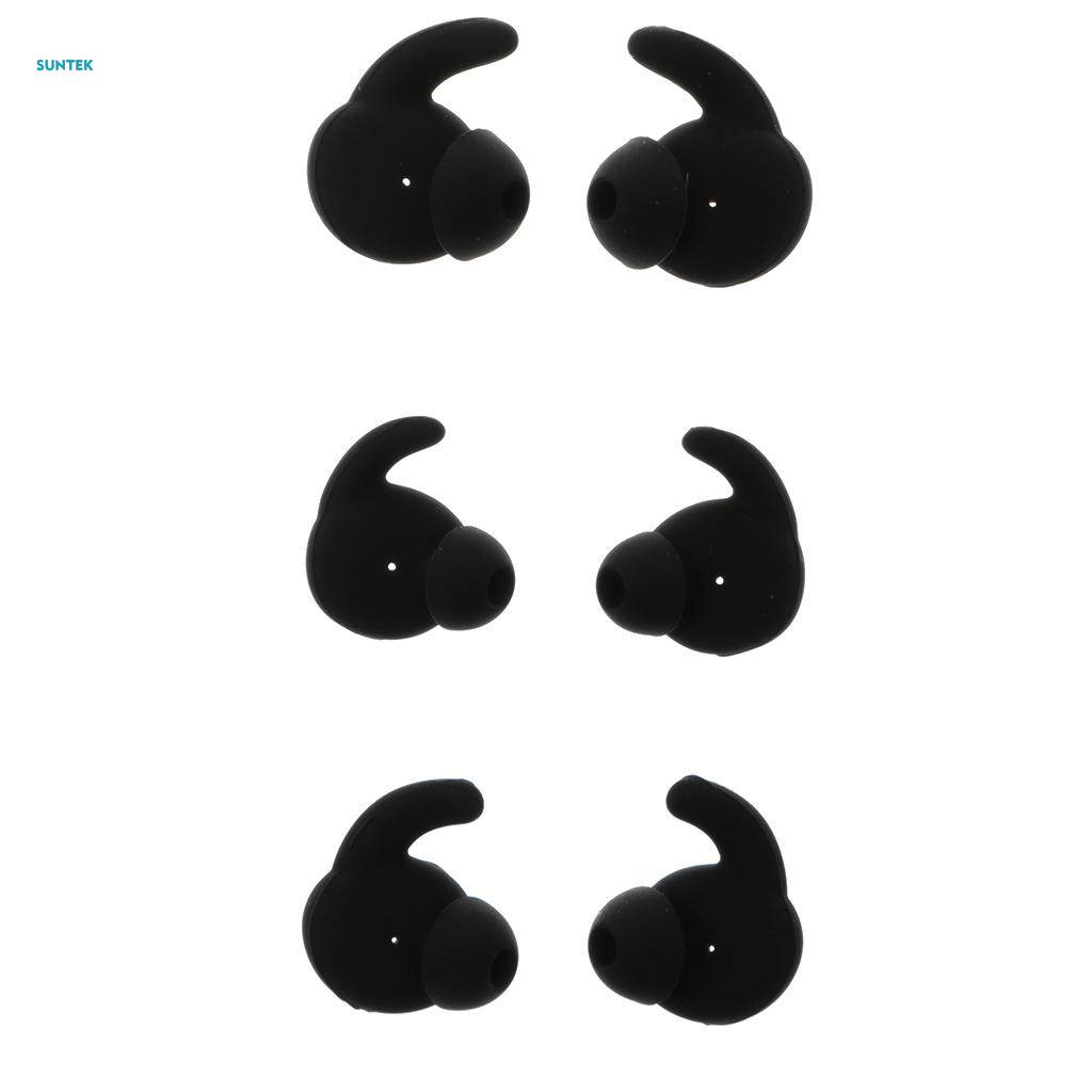 3x3 Pairs Silicone Earbuds Tips Cover for HUAWEI Honor AM61 Sports Headset