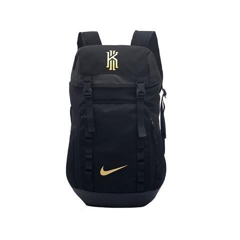 Kyrie backpack black hot sale and gold