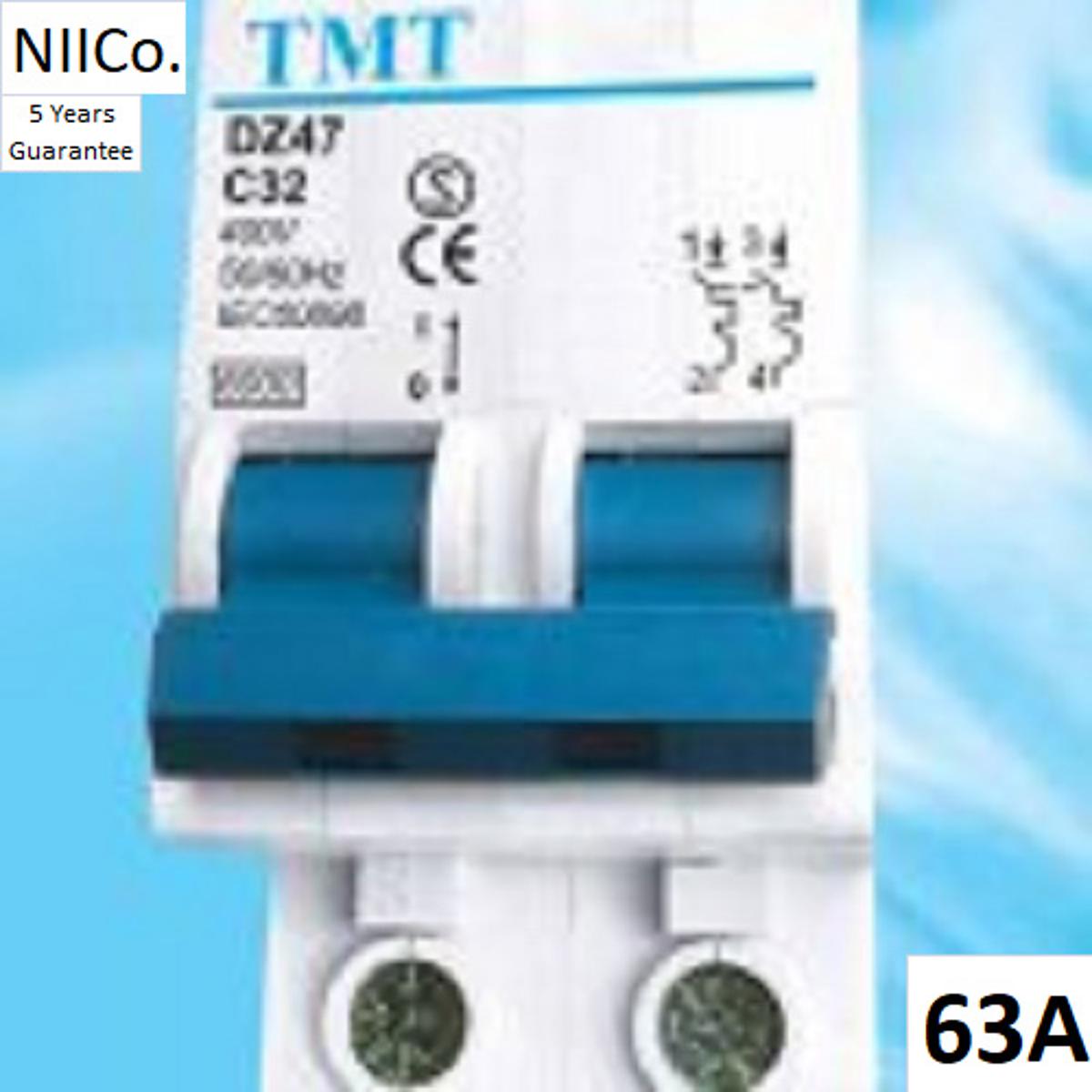 Circuit Breaker TMT MCB-Double Pole 63Amp