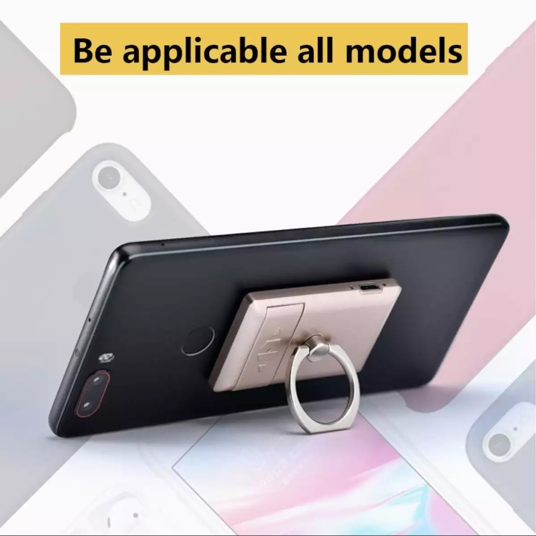 TohuBohu USB Rechargeable  Ring Lighter: Flameless Windproof Lighter with Metal Phone Ring Stand 360° Rotation Functional and Versatile. 