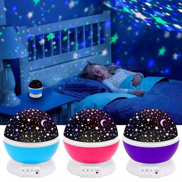 Star Light Projector Multi Colour Light Projector 360 Degree Rotation Fantasy Galaxy Star Moon Night Lighting. 
