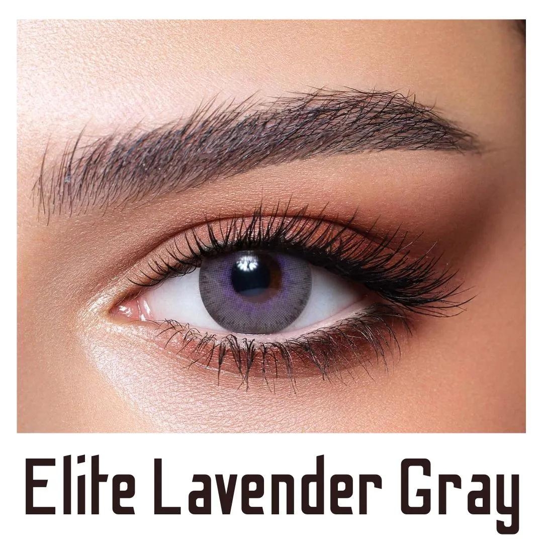 Bella Lavender Gray Elite Color Contact Lens with Regular Kit Box. For men,women/Unisex. Bella Elite Series. #Lavender.Gray. 
