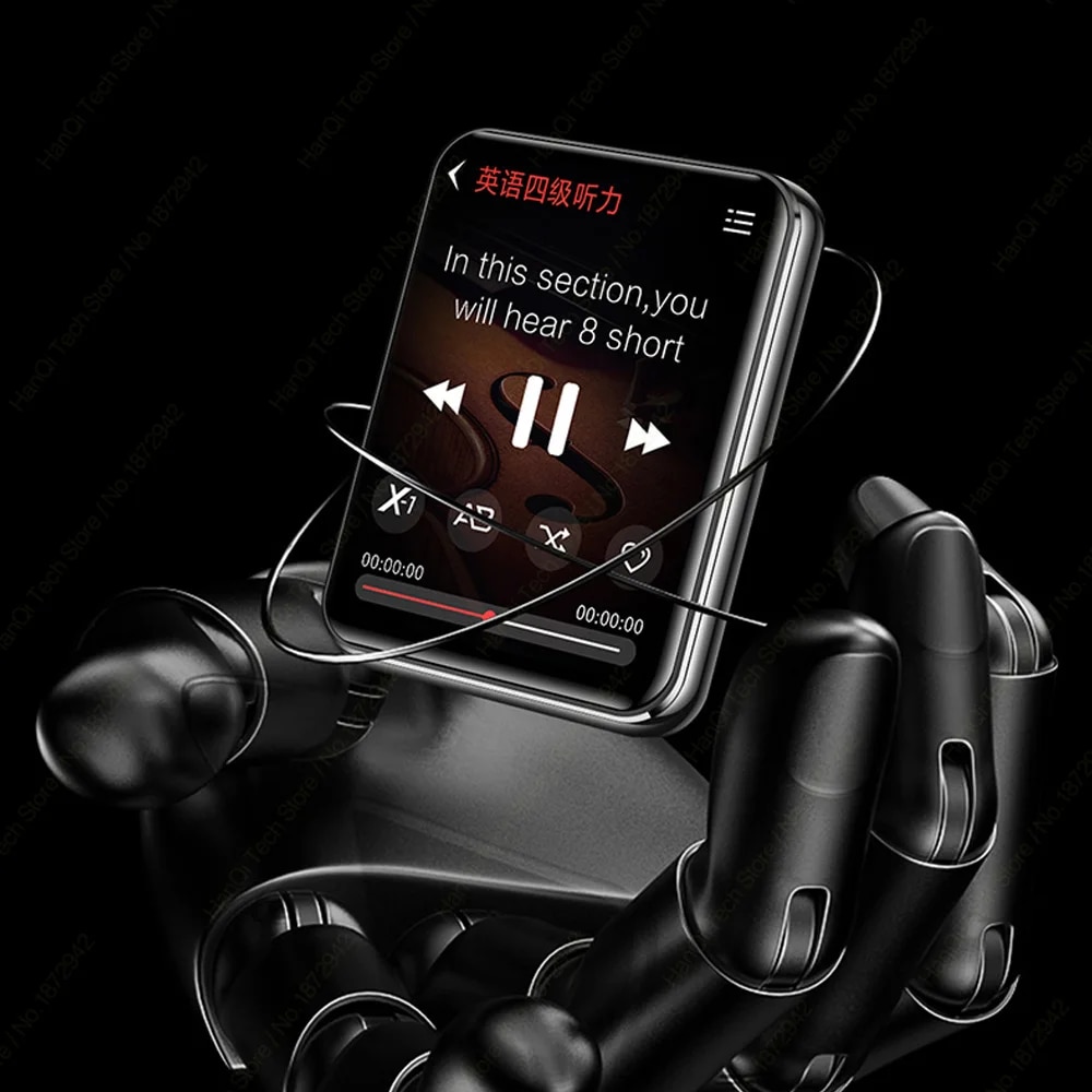 BENJIE X1 Full Touch Screen Bluetooth-Compatible MP4 MP3 Player Portable Audio Music Player With Speaker FM Radio,Recorder,Ebook. 