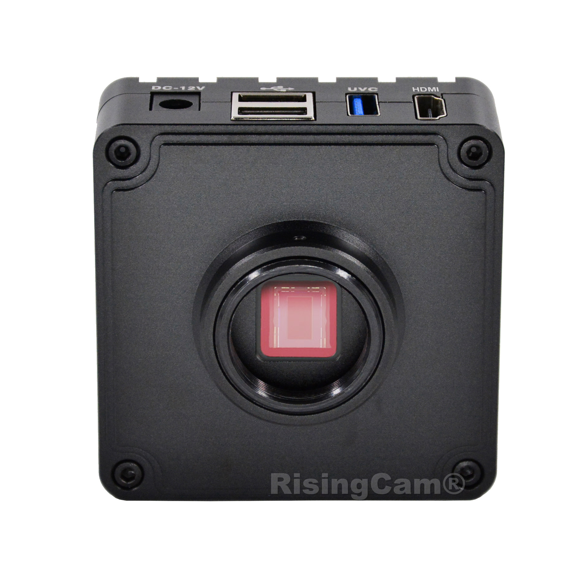 RisingCam New 4K FHD 60fps HDMI and USB output SONY imx334 sensor digital industrial 4K microscope camera for soldering repair. 