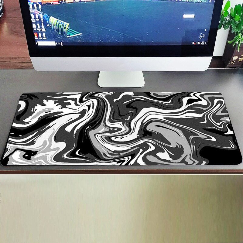 900x400mm XXL Gaming Mouse Pad Large Rubber Gamer Art Table Computer Mousepad Soft Mause Pad XL Abstract Keyboard Desk Play Mats. 