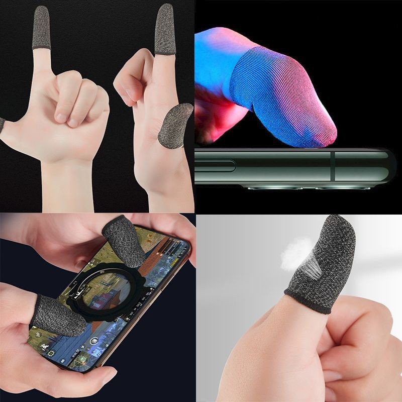 Mocho 10pcs（5 Pairs ）Wasp Feelers Game Finger Anti-Sweat Thumb Cover Professional Touch Screen Finger Sleeve for PUBG Mobile Gaming By Mocho-09118. 
