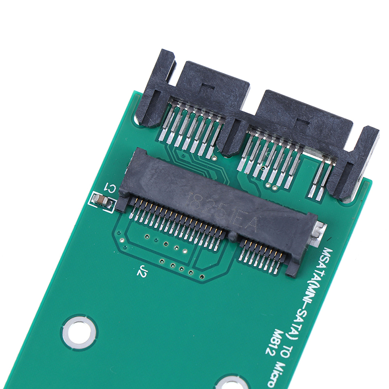 1Pc Mini PCIe PCI-e mSATA 3x5cm SSD To 1.8" Micro SATA Adapter Converter Card. 