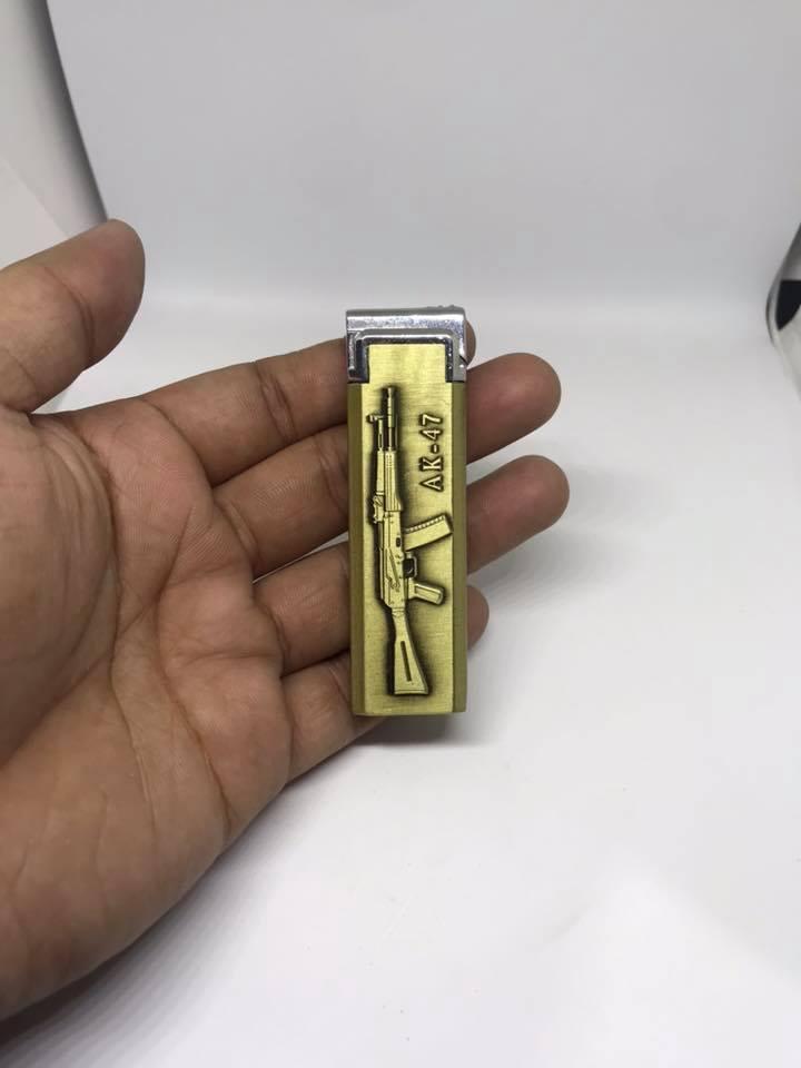 Ak-47 Gas Lighter Metal Body. 