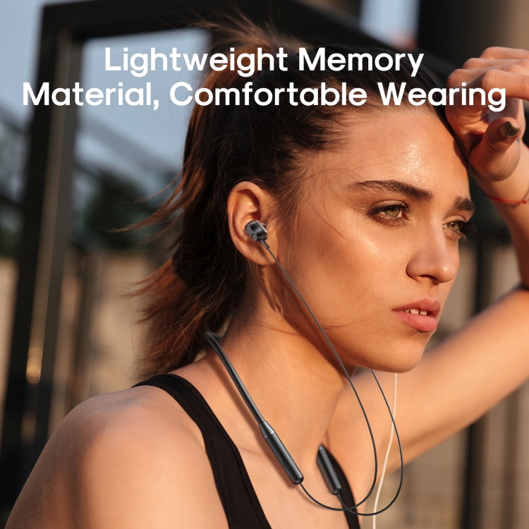 JOYROOM JR-DY01 Neckband Wireless Bluetooth Magnetic Dual Dynamic In-ear Sports Outdoor Earphone(Red) - B4