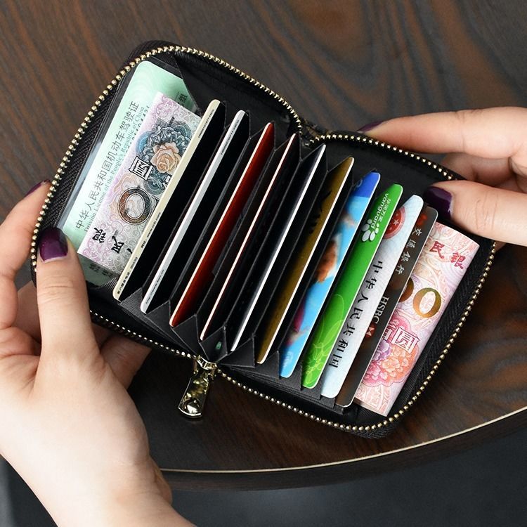 Multi-Card Mini Pu Leather Wallet/Card Holder - card holder. 