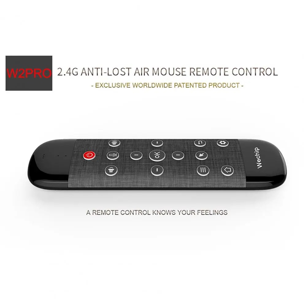 Wechip W2 Pro Air Mouse Voice Remote Control Microphone 2 4G Wireless Mini Keyboard for Smart TV Box PC. 