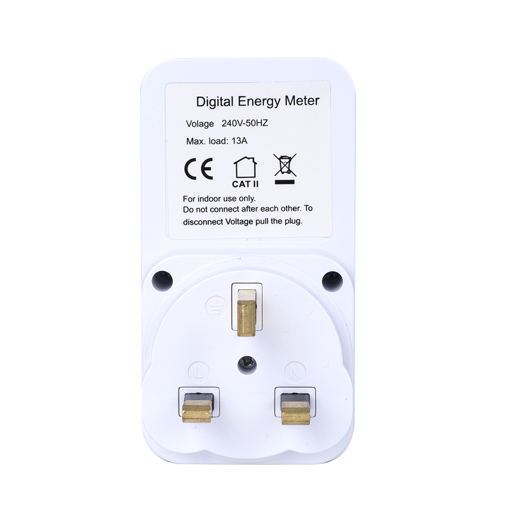 KOGEEK Digital Power Meter Plug-in Socket Electric Wattmeter Ener-gy Monitor Meter LCD Display Household Measuring Socket Analyzer. 