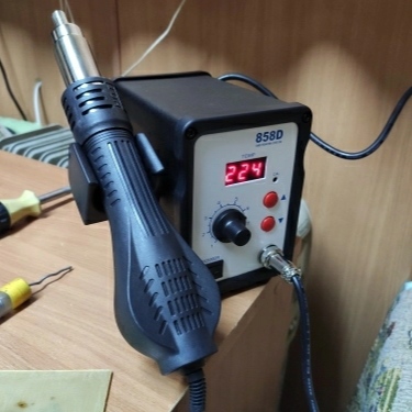 858D SMD Brushless Heat Gun Hot Air Rework Soldering Station 700W 220V Multifunction SMD/SMT Rework station with LED Temperature Display replace BK-858A 878D 878D+. 