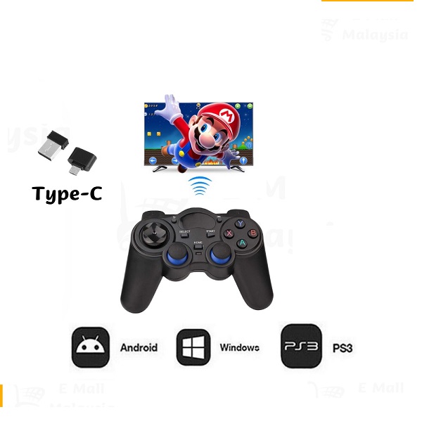 USB Wireless Game Controller For Android Phone And PC. 