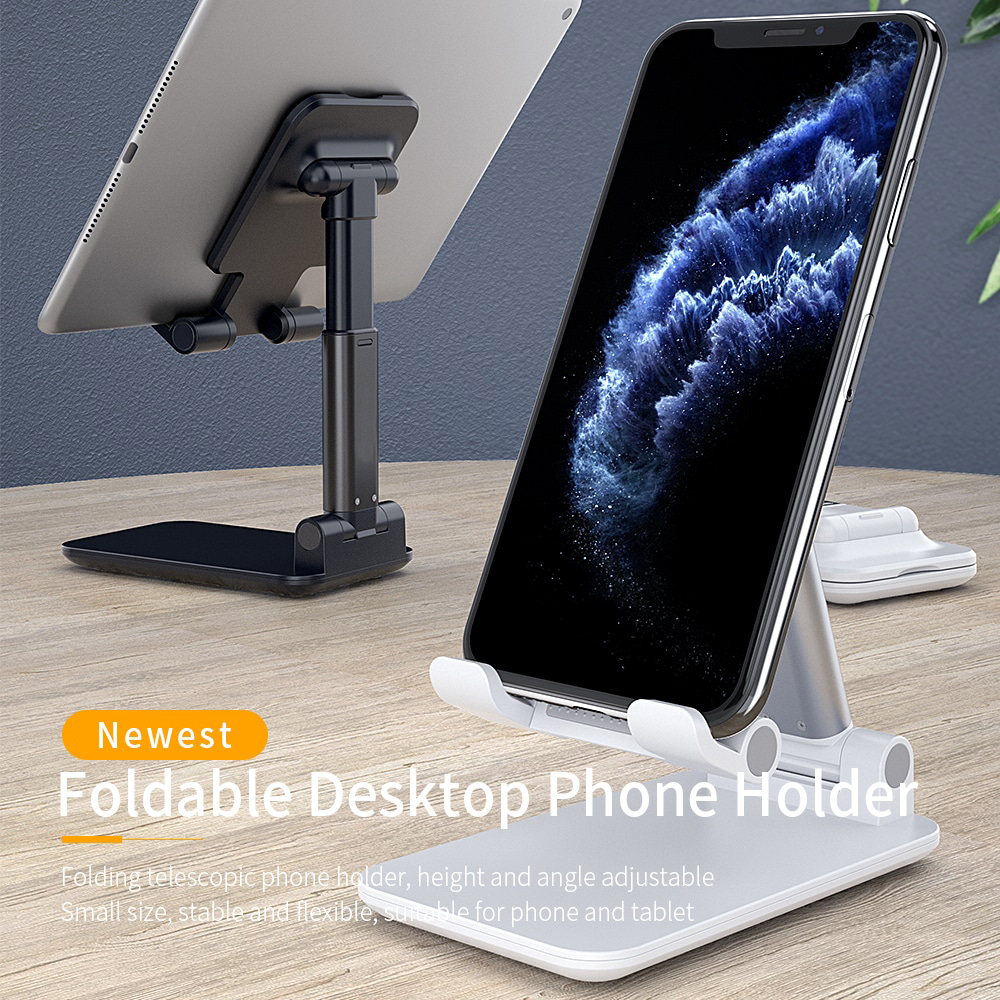 T1 Universal Ergonomic Collapsible Adjustable Desktop Tablet Mobile Phone Holder - Mobile Stand - Mobile Stand. 