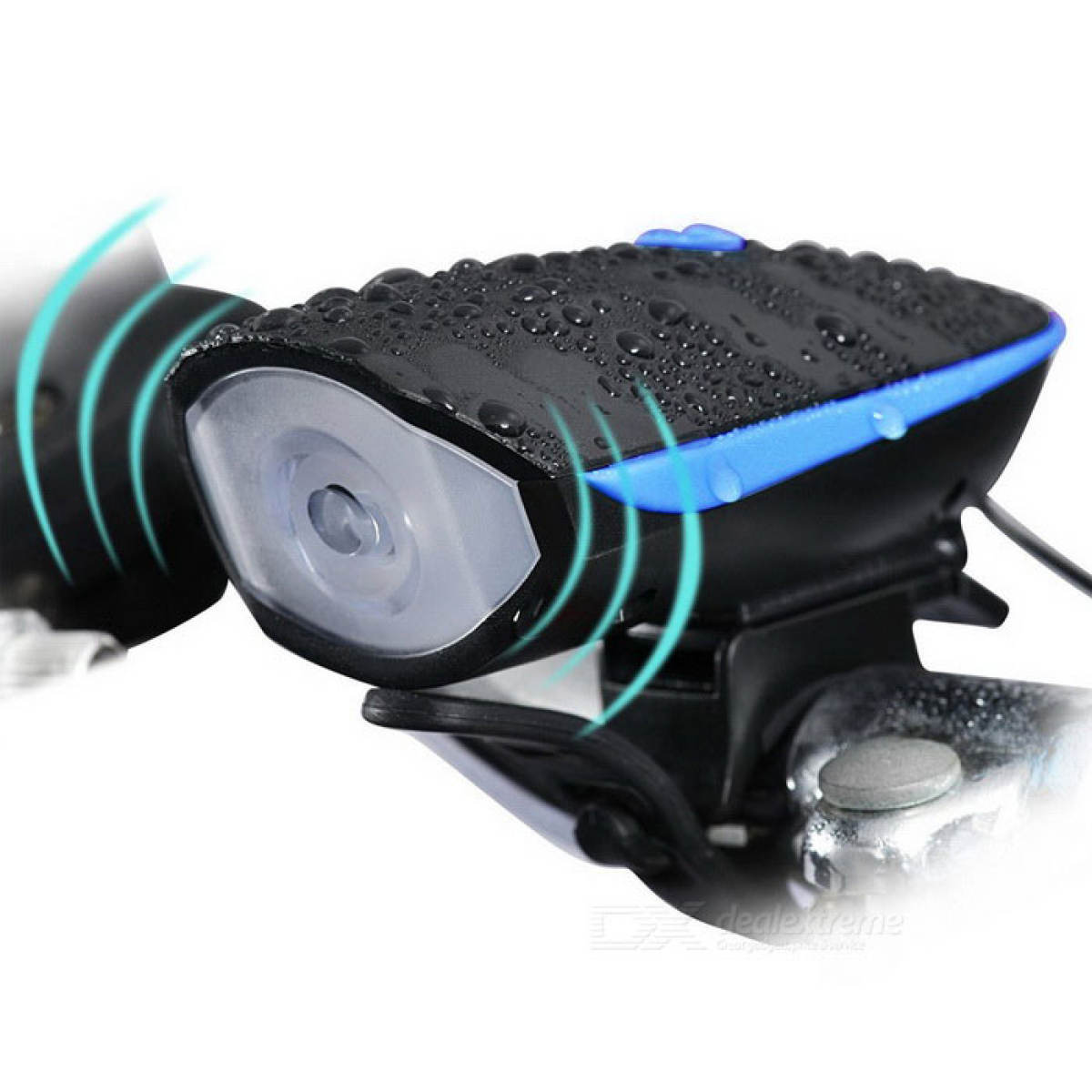 Light Up Your Bike with a Waterproof Rechargeable 2-in-1 Bicycle Light and Horn in Various Colors -Easy To use and Clean, A Unique Choice For Cyclists. 