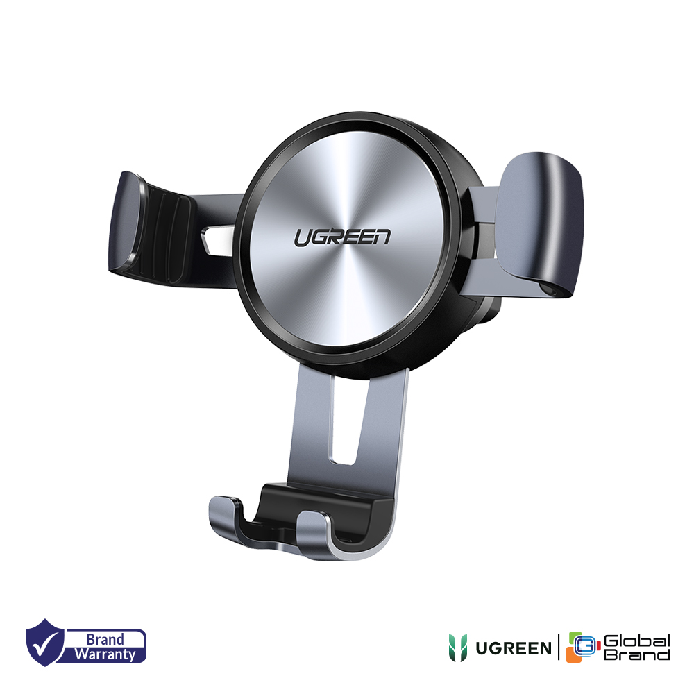 U GREEN LP130 Gravity Drive Car Mount for Mobile Smartphone Support Cell Phone Stand for iPhone 13 12 Pro Auto-Clamp Firm Grip Universal Fit Mobile Stand #40907