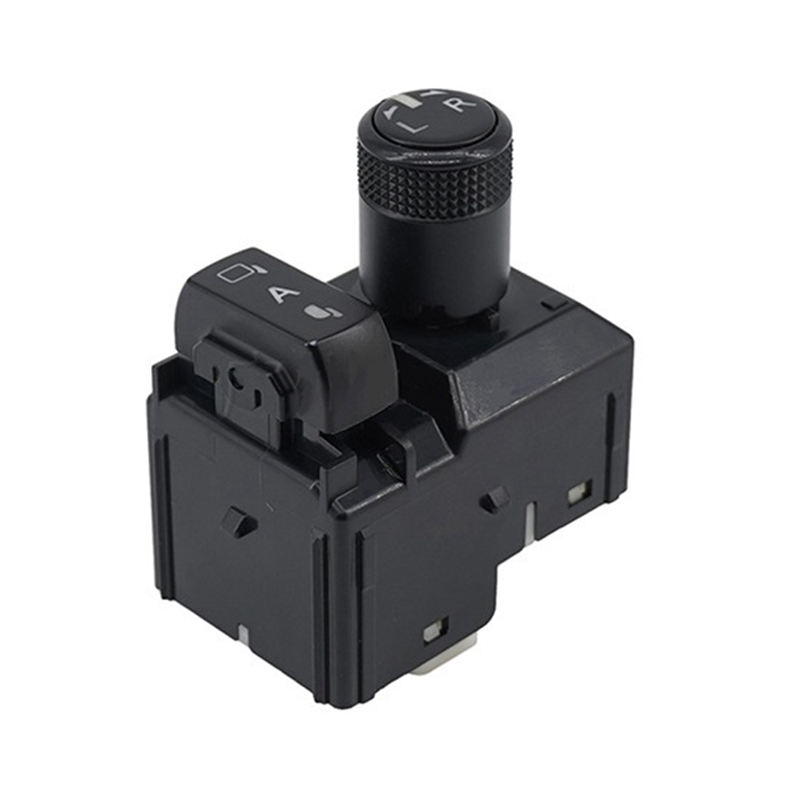 1 Piece Car Rearview Mirror Master View Adjust Switch Button 183712 Black for Toyota Hilux Revo 2015-2020. 