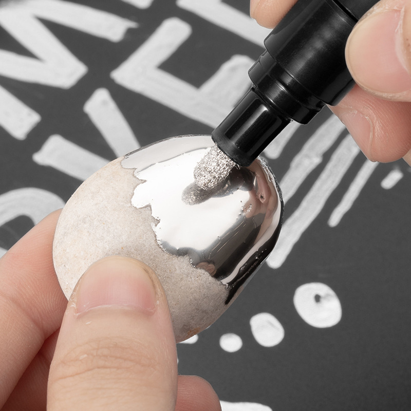STA 7300 Mirror Marker Pen Waterproof Colorfast 7200 Electroplating Marker Pen Gundam Model Coloring Reflective Pen. 