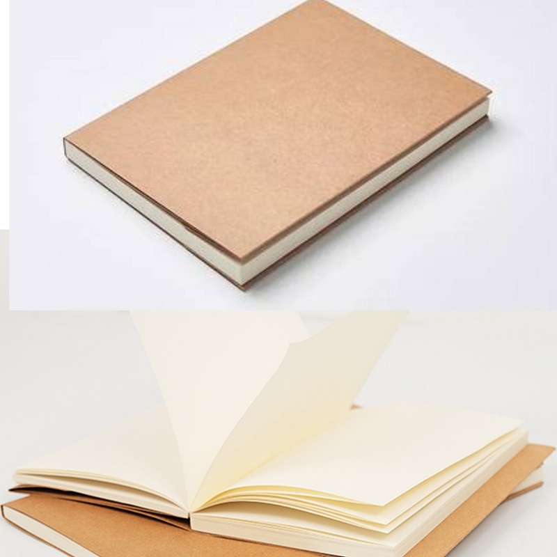 PaperTree Vintage Blank cover note Book,Handy size sketch book.