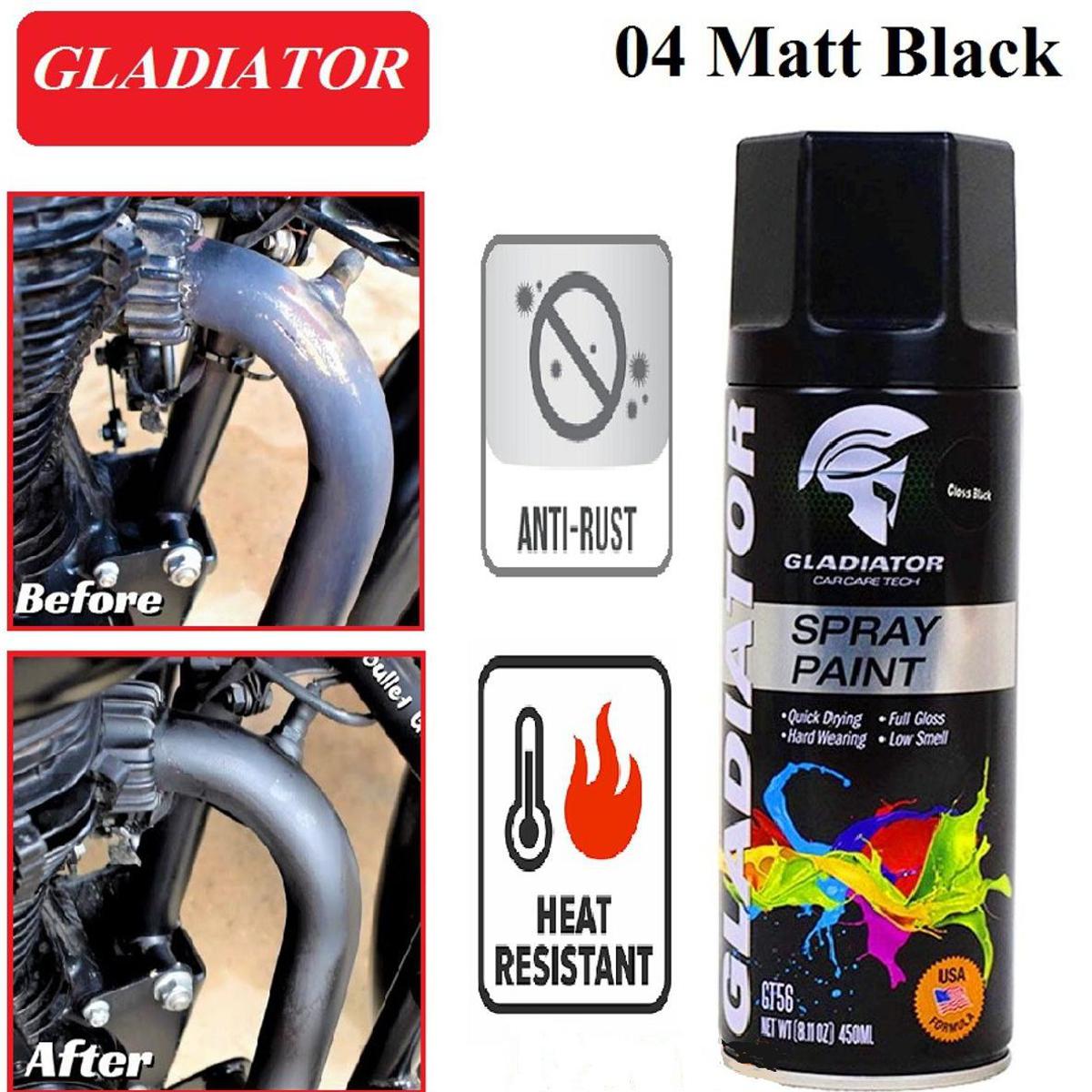 Spray paint discount black for bike