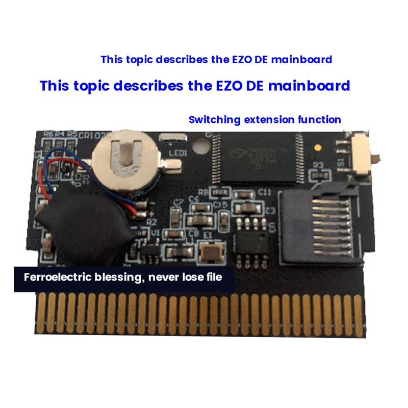 For EZ-FLASH Definitive Edition EZODE EZ4 Game Cassette+16G Card Real Time Clock Support TF Card 128GB for Easy Install. 