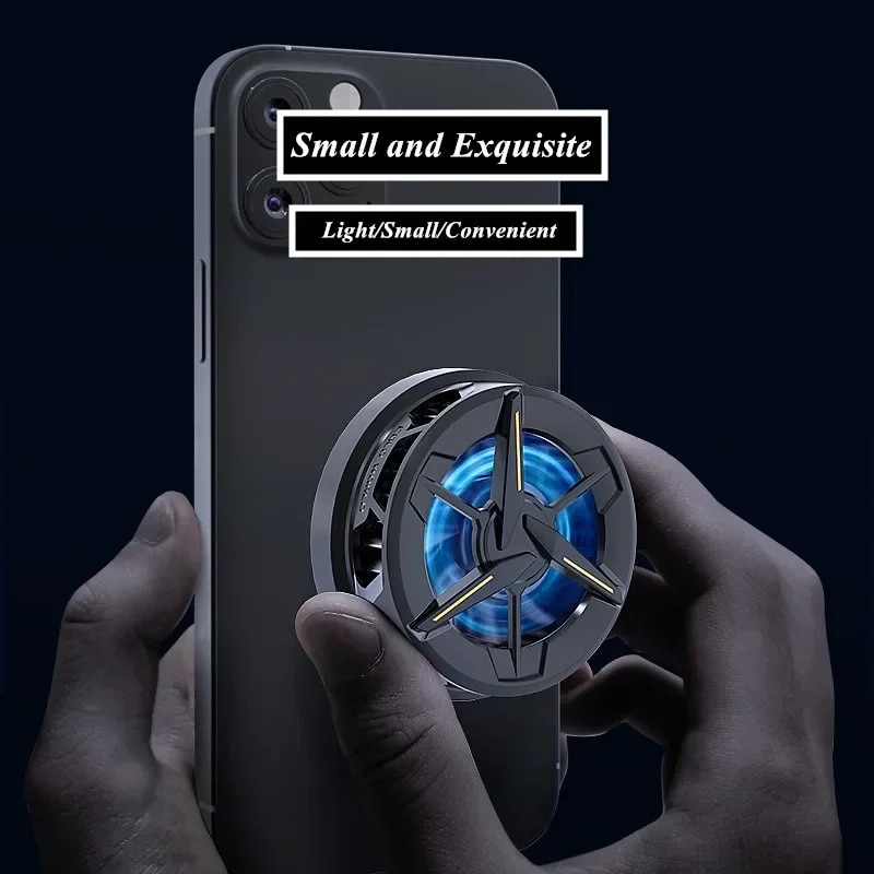 MEMO Mobile Phone Universal Magnetic Semiconductor Cooling Radiator CX01 for PUBG Game Cooler for IPhone Android Cool Heat Sink. 