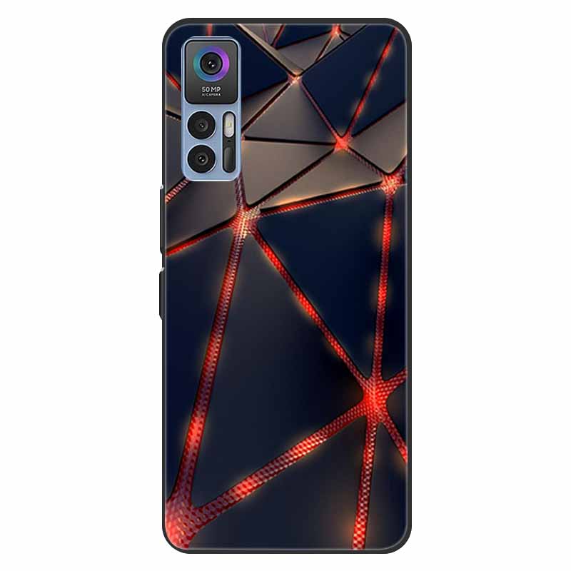 For TCL 30 Plus Case Shockproof Silicone Soft Phone Back Cover For TCL 30 5G Case TPU Bumper Coque For TCL30 Plus T676H Funda. 