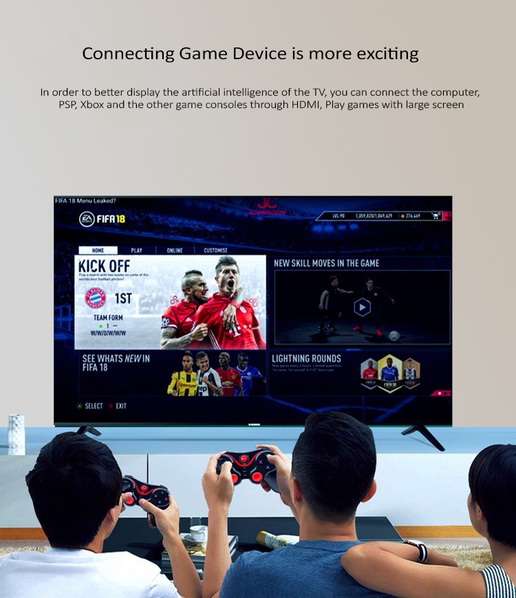 KuGou 32" TV FHD Frameless Android Smart TV. 